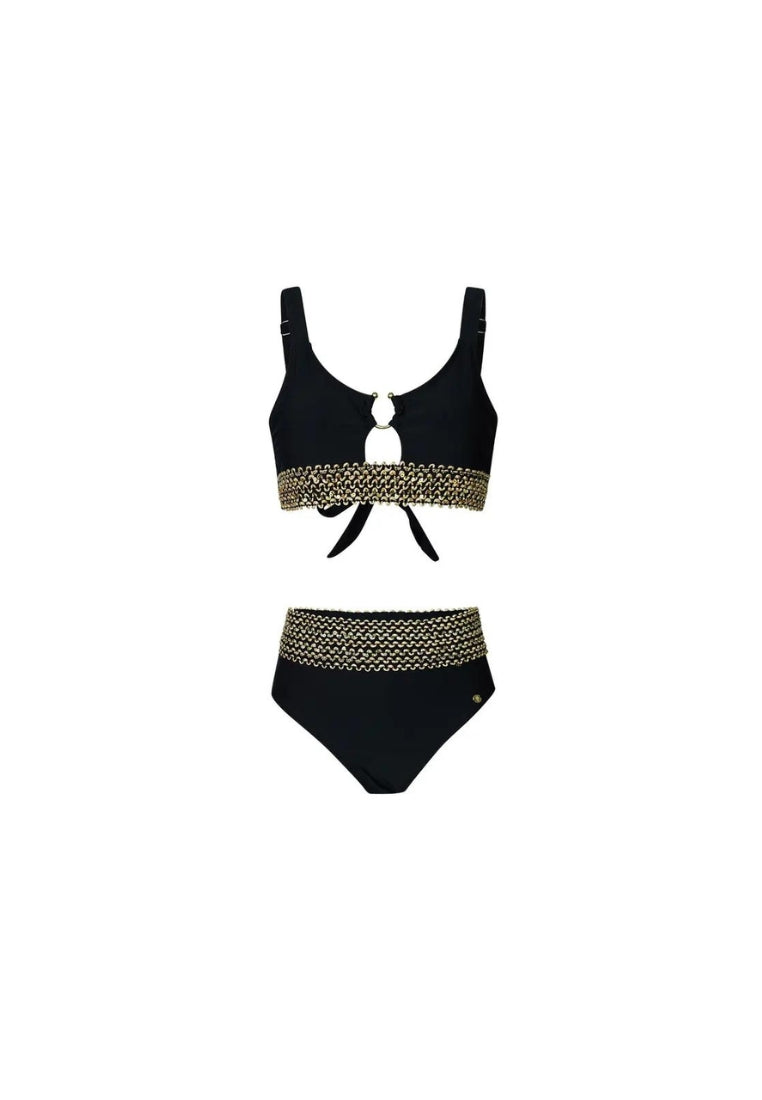 Bikini gold stitching