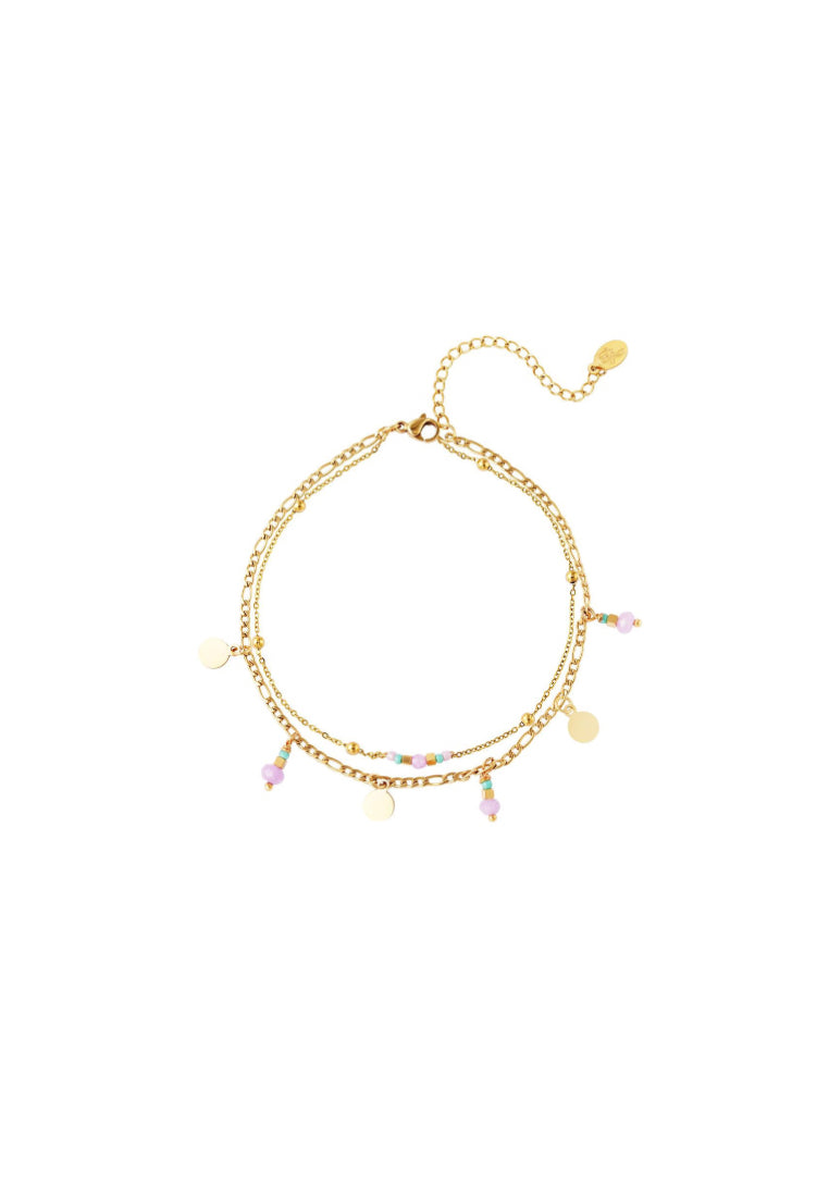 Dubbel gelaagd enkelbandje