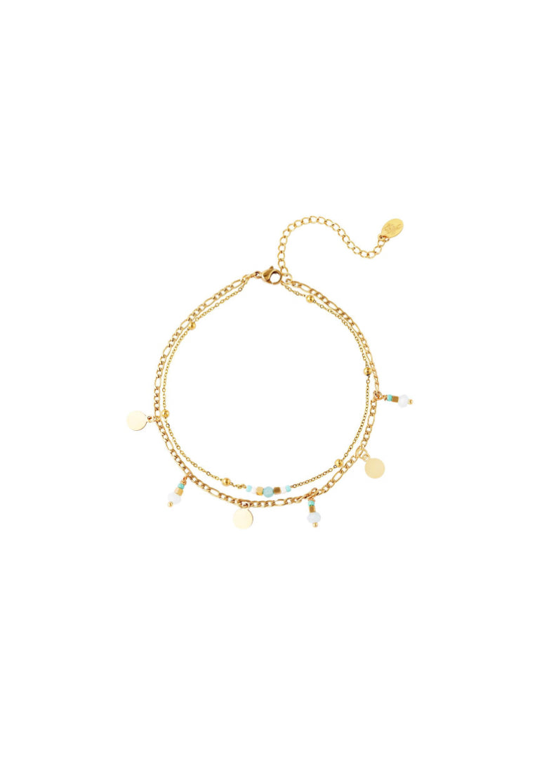 Dubbel gelaagd enkelbandje