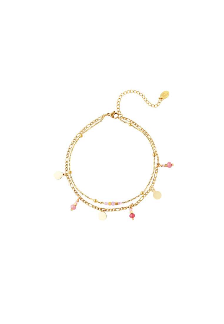 Dubbel gelaagd enkelbandje