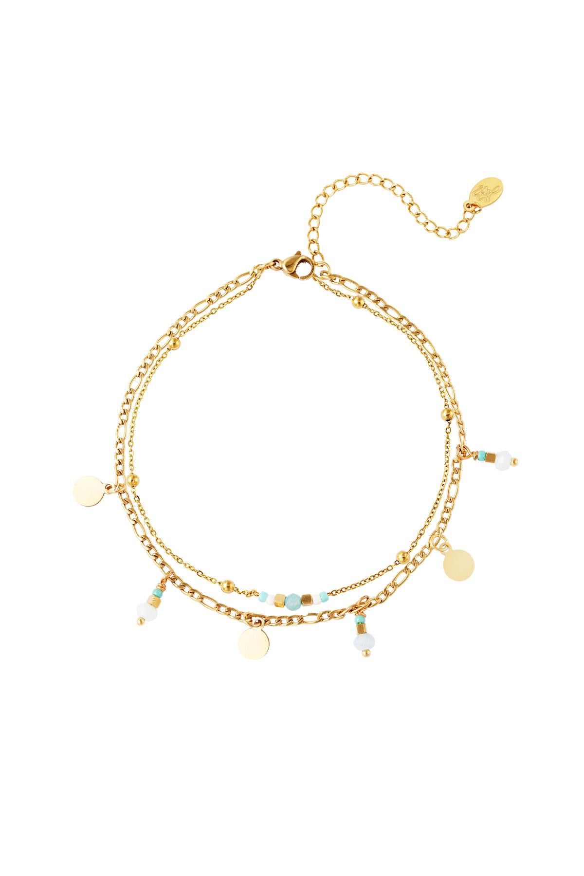 Dubbel gelaagd enkelbandje