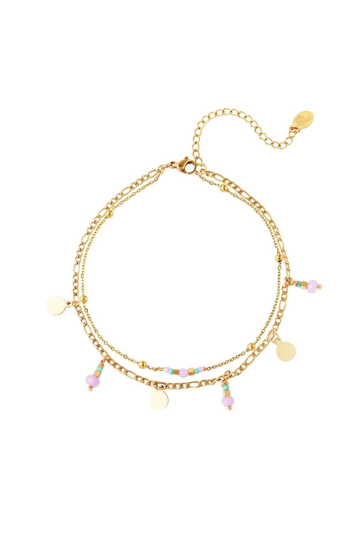 Dubbel gelaagd enkelbandje