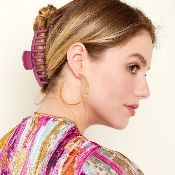 Grote haarclip matte finish