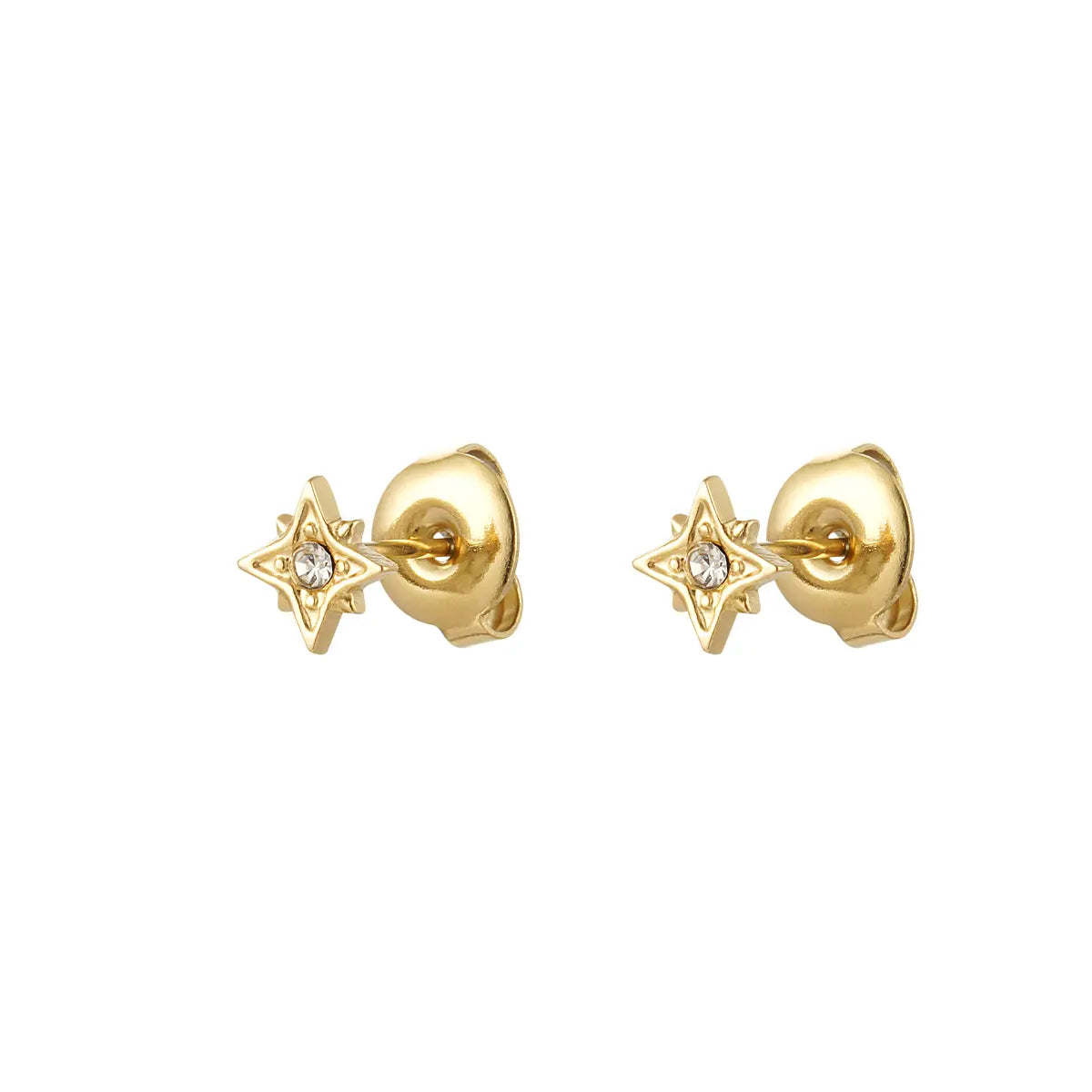 Oorstekers ster met strass
