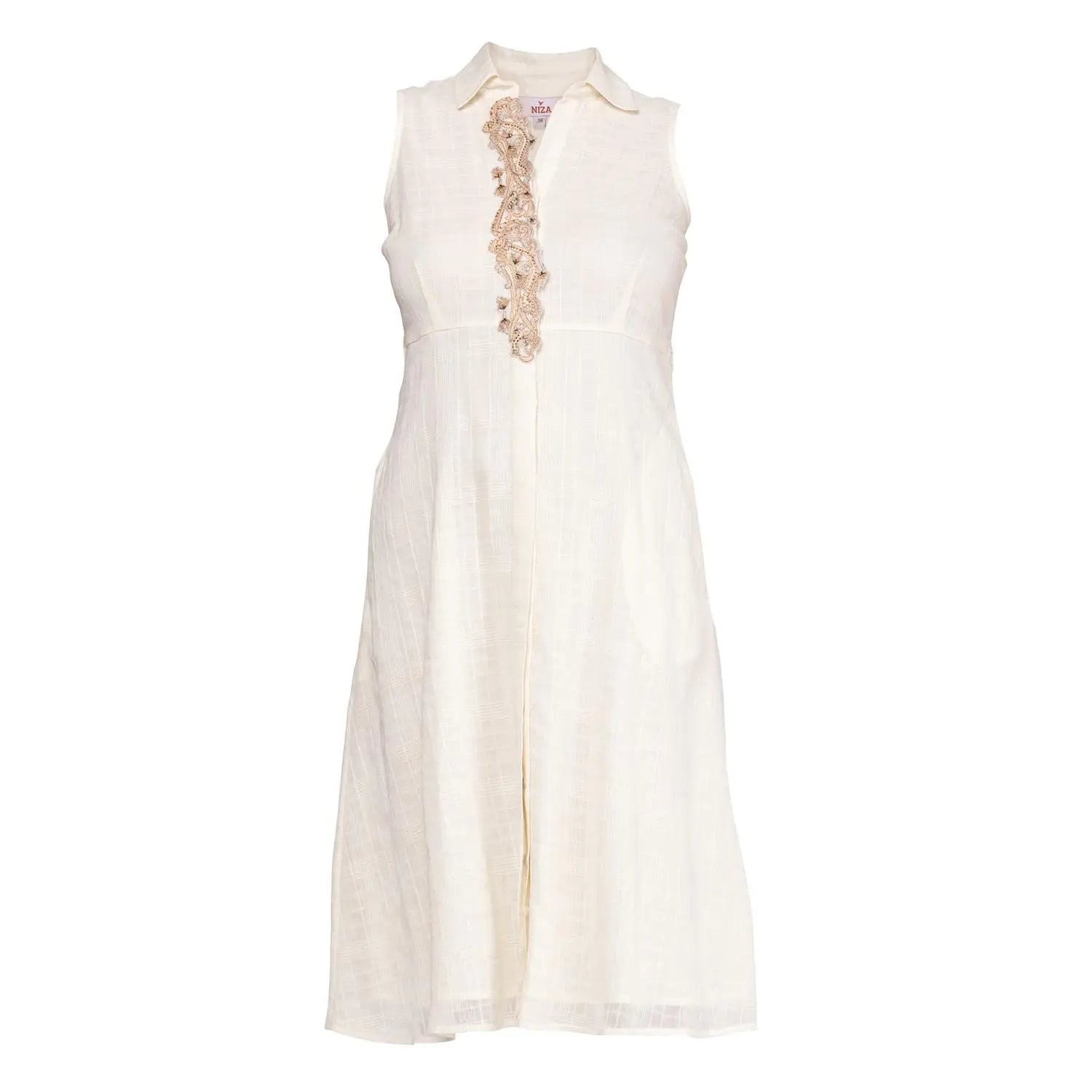 NIZA - Midi-jurk mouwloos