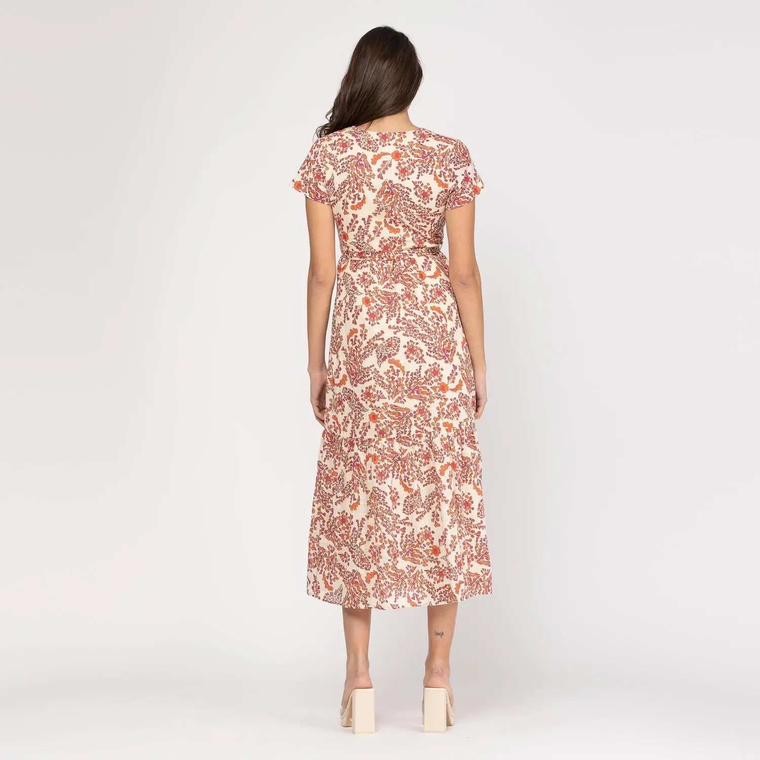 NIZA-Lange jurk met steekzakken