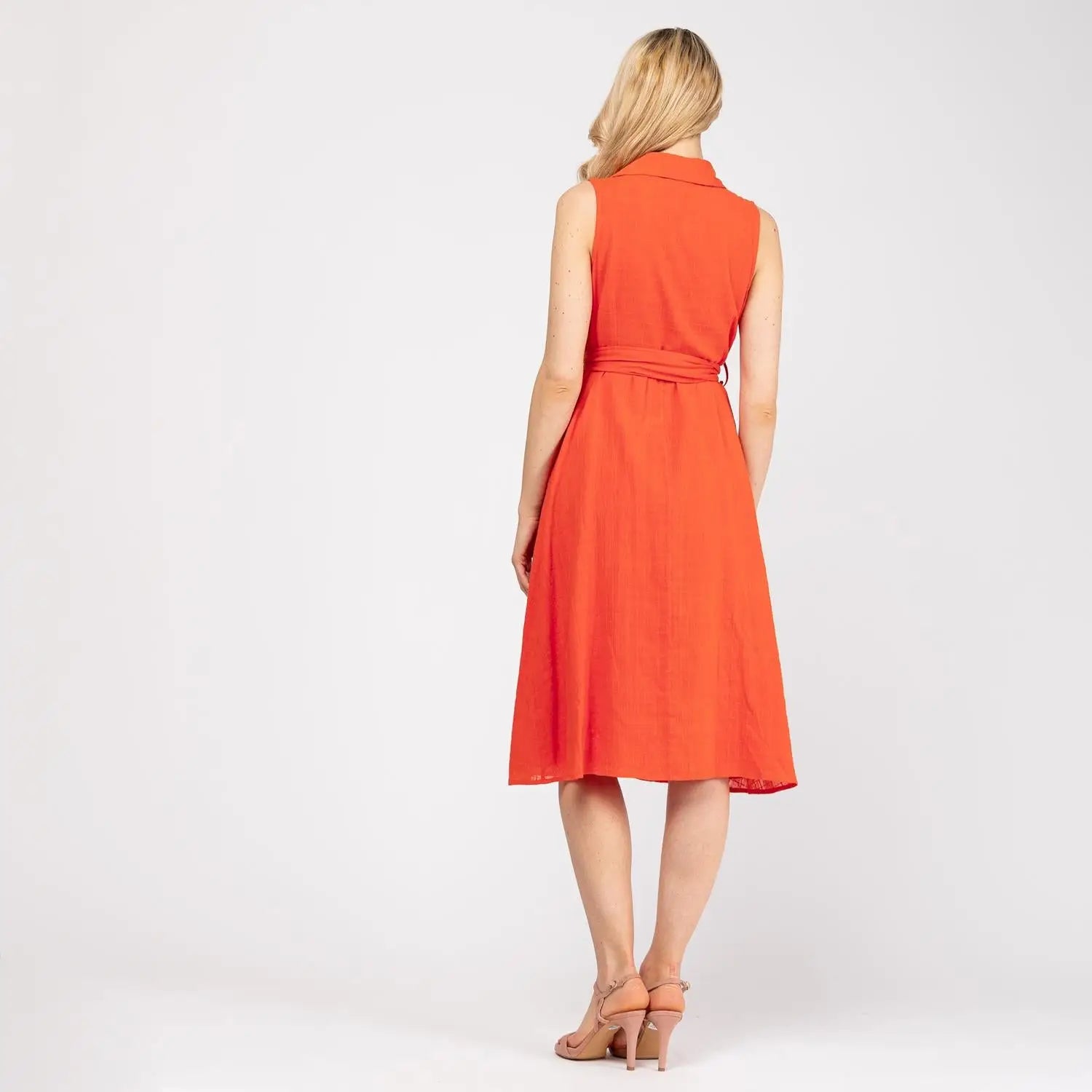 NIZA - Midi-jurk mouwloos