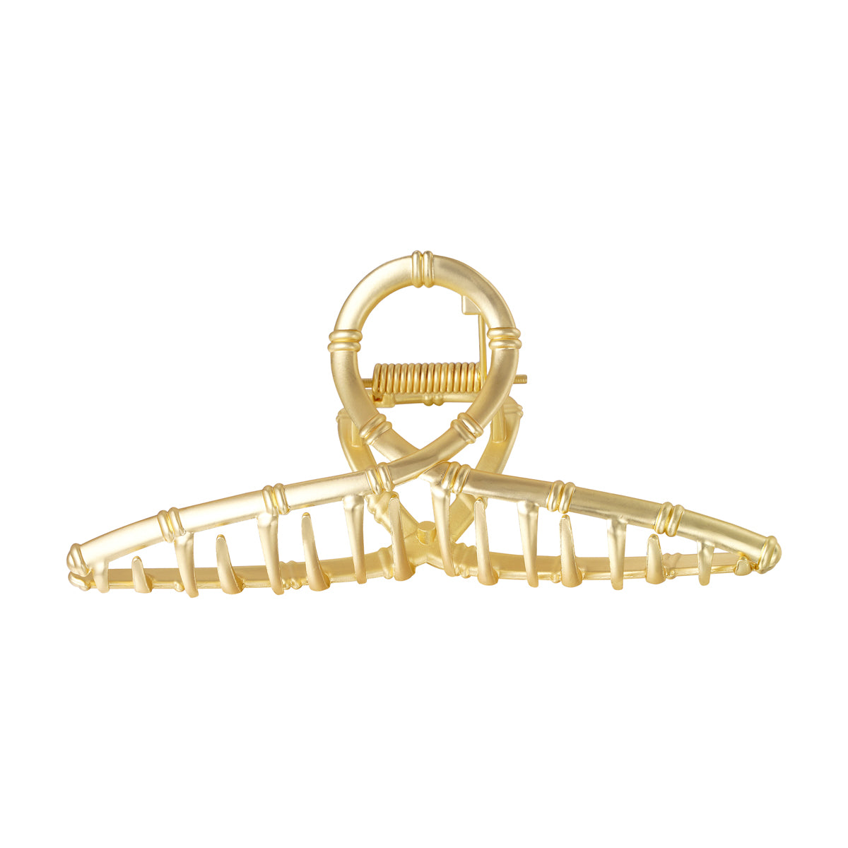 Haarclip bamboo patroon