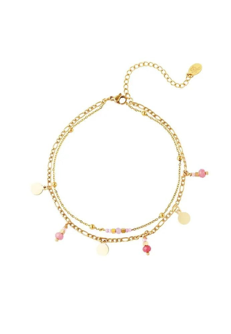 Dubbel gelaagd enkelbandje