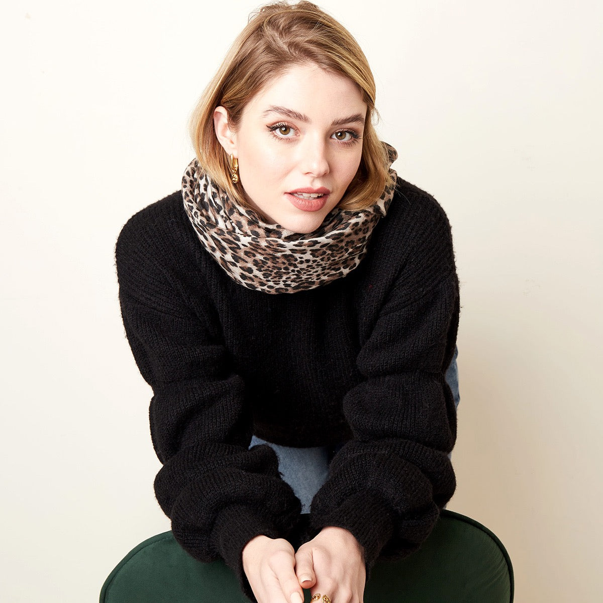 Dunne sjaal luipaard