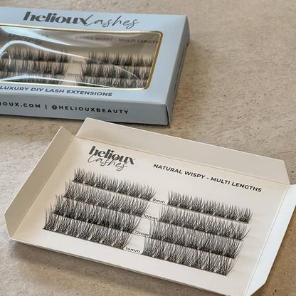 HELIOUX® QUICKLASHES - MEERDERE LENGTES - Natural Wispy