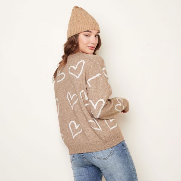 Hearts sweater