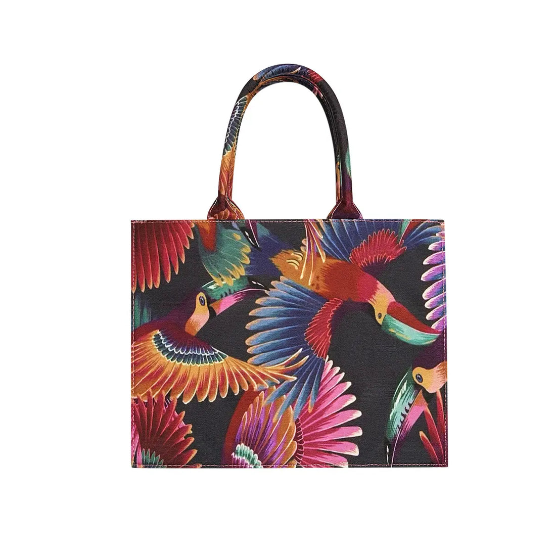 Shopper vogel print medium