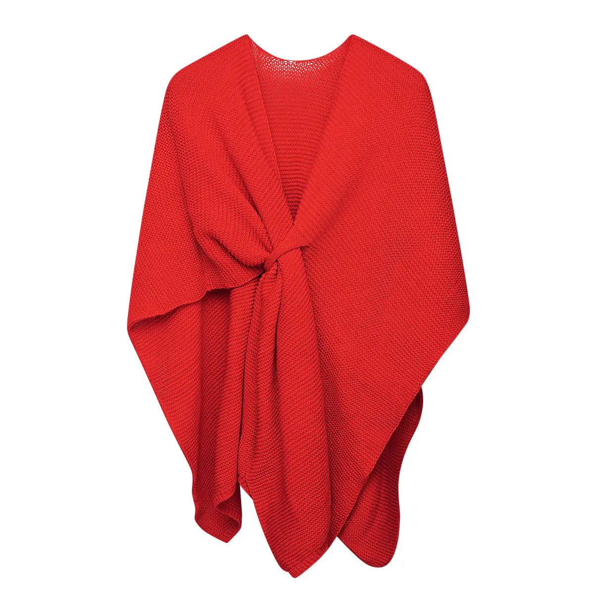 Scarf knitted with loop