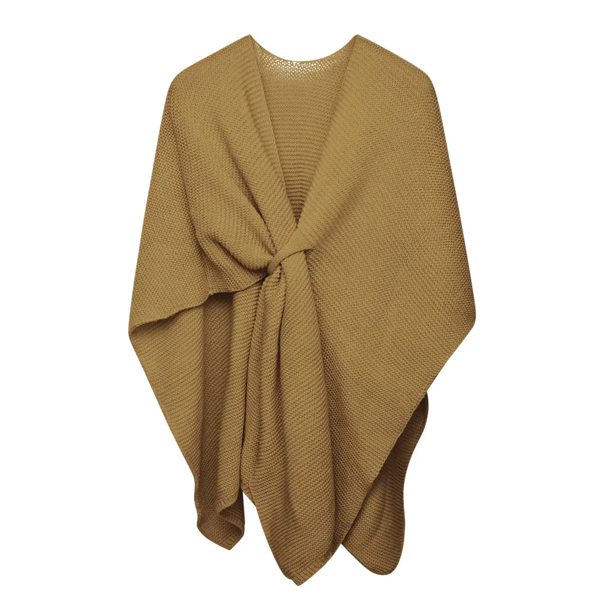 Scarf knitted with loop