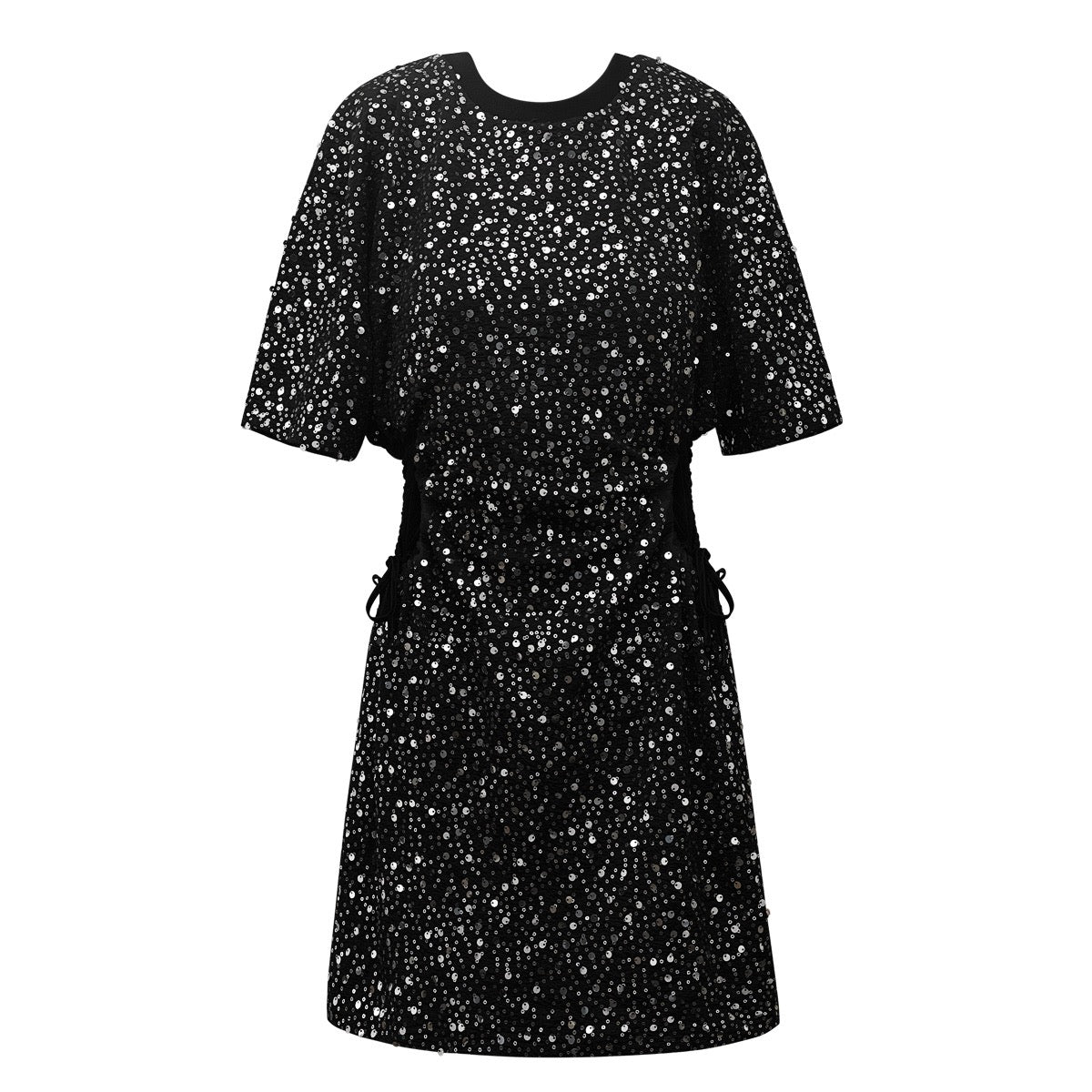 Jurk pailletten cut out