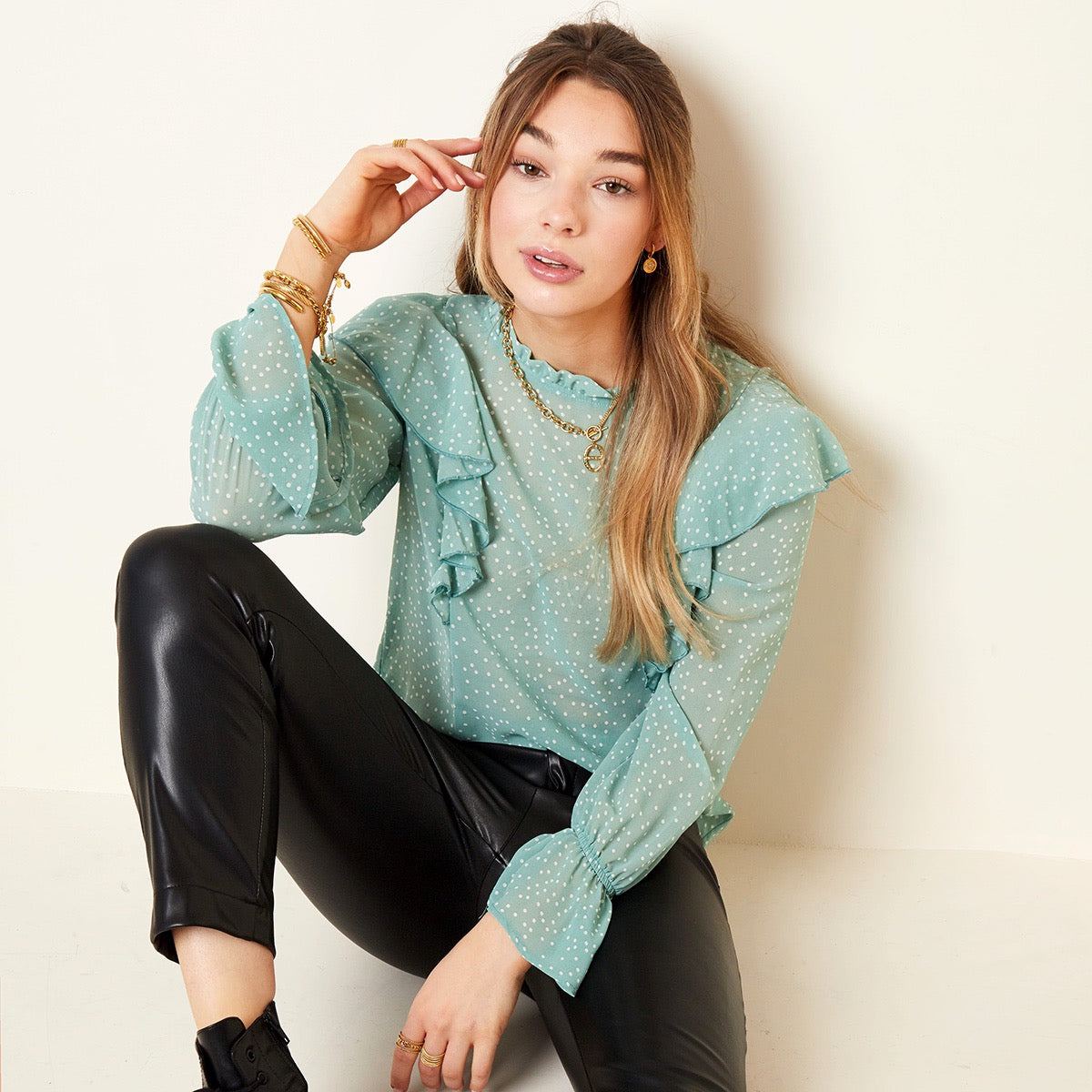 Blouse Dotted
