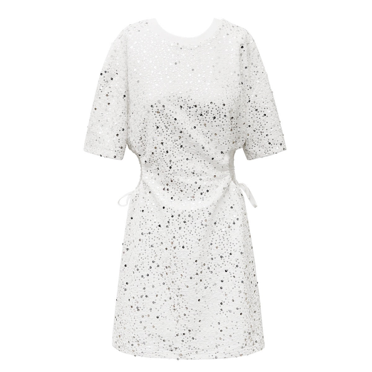 Jurk pailletten cut out